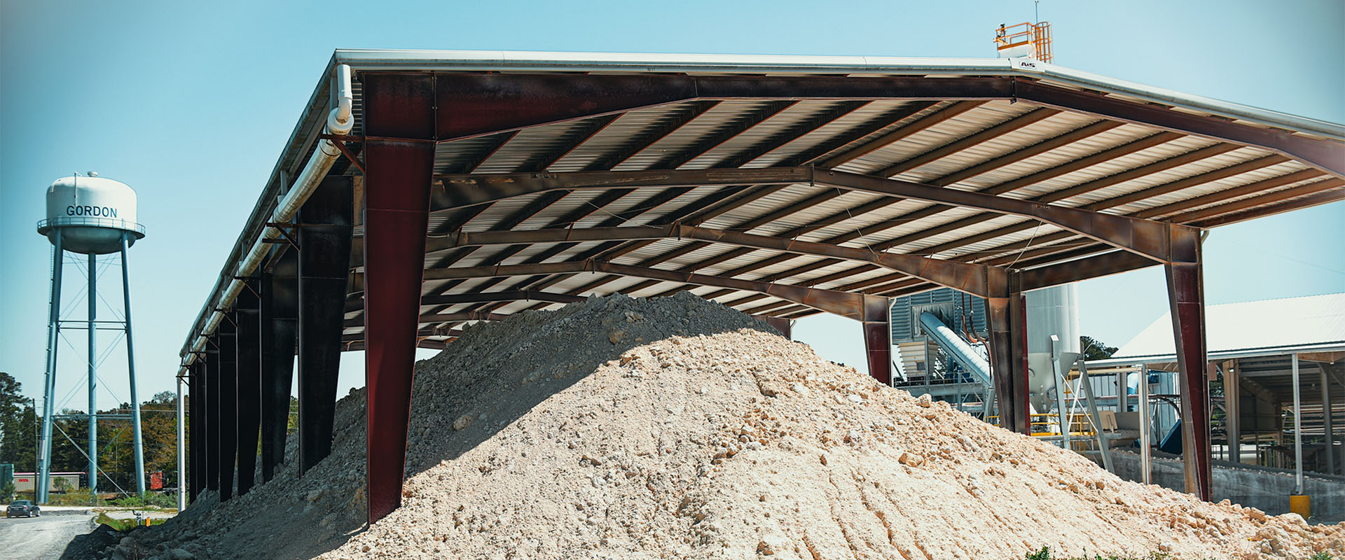 pile of rubble under structure 
